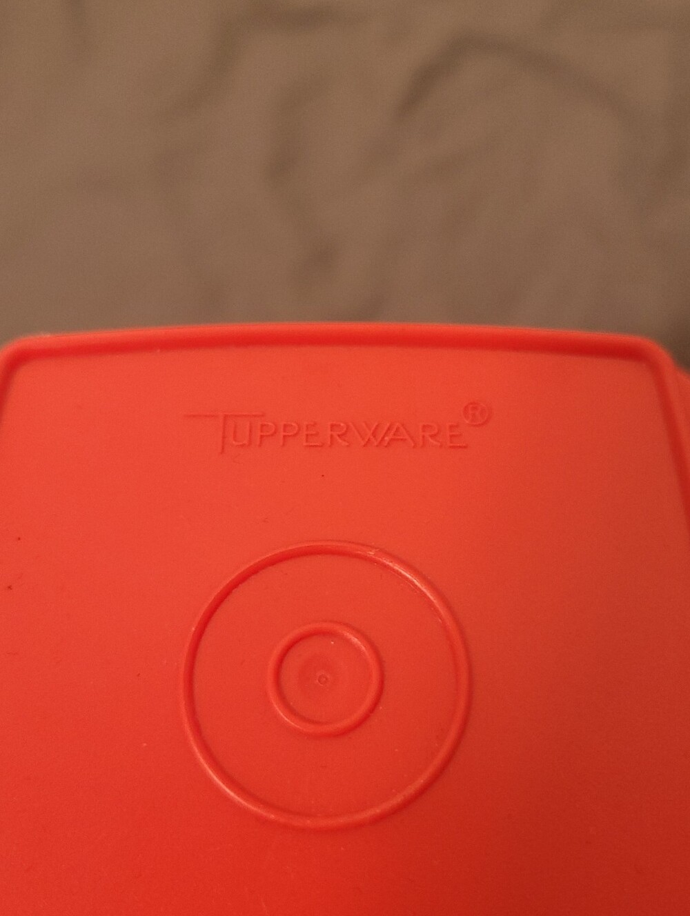 Tupperware | Red Plastic Pickle Container - Picture 2 of 4